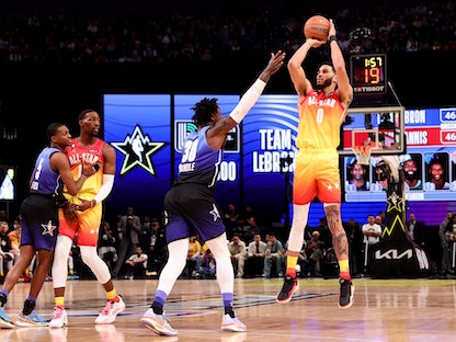 مباراة كل النجوم في مسابقة NBA لكرة السلة في ولاية يوتا الأميركية - 19 فبراير 2023 - AFP