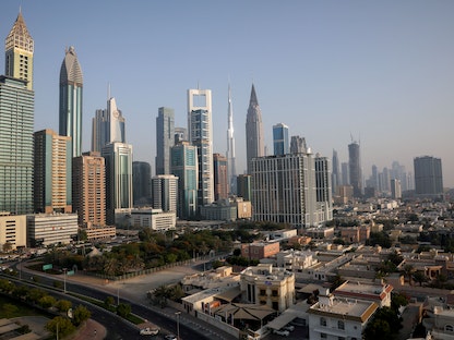 منظر عام لبرج خليفة وسط مدينة دبي - 12 يونيو 2021 - REUTERS