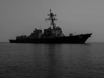  المدمرة الأميركية USS Gridley المزودة بصواريخ موجهة خلال عمليات تفتيش في خليج عمان - 15 أبريل 2022 - navy.mil