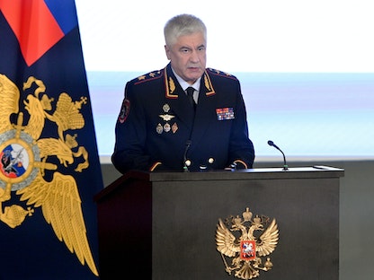 وزير الداخلية الروسي فلاديمير كولوكولتسيف - REUTERS