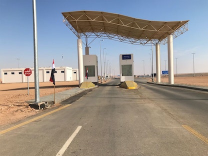معبر عرعر الحدودي بين العراق والسعودية - AFP- هيئة المنافذ الحدودية العراقية 
