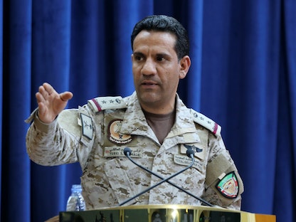 المتحدث باسم وزارة الدفاع السعودية العقيد الركن تركي المالكي - REUTERS
