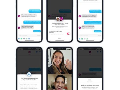 خاصية الاتصال المرئي من تطبيق Tinder - Tinder