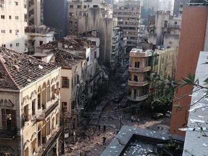 بنايات قديمة في بيروت تضررت بفعل انفجار مرفأ العاصمة اللبنانية - UNESCO