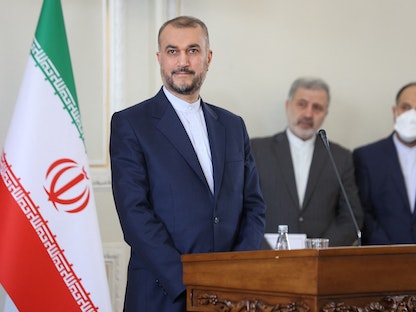 وزير الخارجية الإيراني حسين أمير عبد اللهيان - طهران - 6 يوليو 2022 - via REUTERS