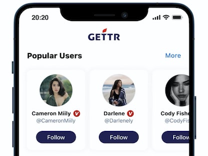 "GETTR".. منصة فريق الرئيس الأميركي السابق دونالد ترمب الجديدة على وسائل التواصل. - gettr.com