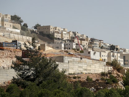 جانب من مستوطنة رمات شلومو الإسرائيلية في القدس الشرقية- 1 سبتمبر 2021 - AFP