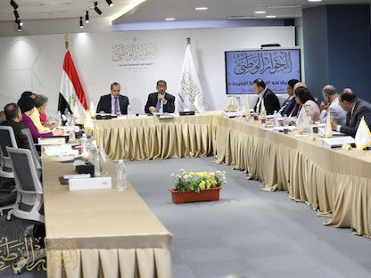 مجلس أمناء الحوار الوطني في مصر يعلن التوصيات النهائية في القاهرة. 17 أغسطس 2023 - Facebook/National.Dialogue