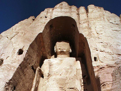 خبراء يابانيون استنسخوا لوحة جدارية بوذية حطمتها طالبان