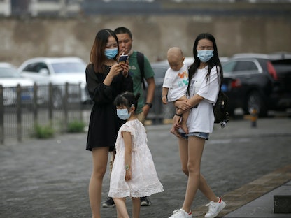 أحد الشوارع في بكين خلال تفشي فيروس كورونا  - 13 يوليو 2020 - REUTERS