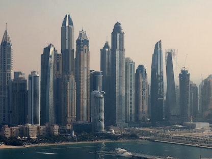مشهد عام لمدينة دبي - 10 يناير 2022 - AFP