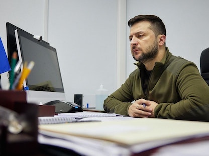 الرئيس الأوكراني فولوديمير زيلينسكي - Twitter/ZelenskyyUa