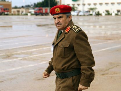 رئيس التوجيه المعنوي للجيش الوطني الليبي خالد محجوب. - AFP