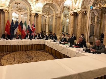 الجولة الثامنة من مفاوضات فيينا لإحياء الاتفاق النووي الإيراني - 27 ديسمبر 2021 - twitter.com/Amb_Ulyanov