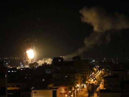 غارة إسرائيلية على قطاع غزة. 27 يناير 2023 - AFP