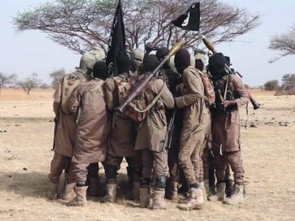 مسلحون من تنظيم "داعش - ولاية غرب إفريقيا" في نيجيريا - - صحيفة الشرق الأوسط