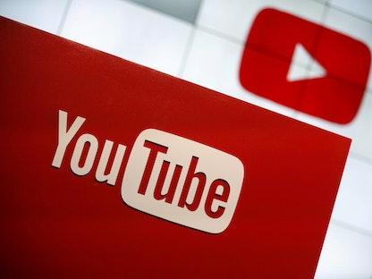 شعار موقع "يوتيوب" للفيديوهات. - REUTERS