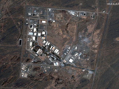 صورة بالأقمار الصناعية تظهر منشأة نطنز النووية الإيرانية - 8 يوليو 2020 - REUTERS