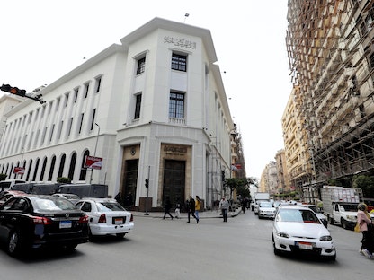 مقر البنك المركزي المصري في القاهرة، 22 مارس 2022 - REUTERS