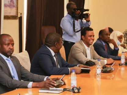 جانب من اجتماعات الآلية الثلاثية بالخرطوم، السودان - 15 مايو 2022. - وكالة الأنباء السودانية "سونا"