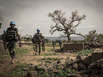 جنود من قوات حفظ السلام في مالي (مينوسما). - @UN_MINUSMA