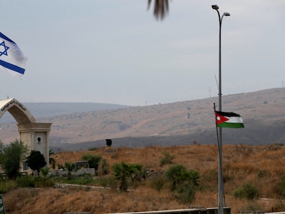 المنطقة الحدودية بين الأردن وإسرائيل في نهاريم، 29 أكتوبر 2019 - REUTERS