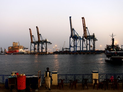 ميناء بورتسودان بولاية البحر الأحمر، السودان - 24 فبراير 2014. - REUTERS