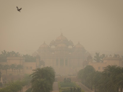 هواء ملوث يلف مدينة نيودلهي، الهند. 4 نوفمبر 2022 - REUTERS
