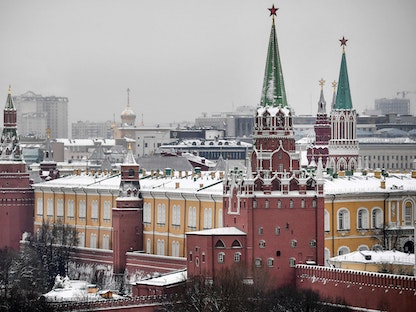 مبنى الكرملين في العاصمة الروسية موسكو - AFP