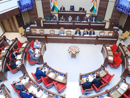 جلسة برلمان كردستان شمال العراق، أربيل - 9 أكتوبر 2022 - parliament.krd