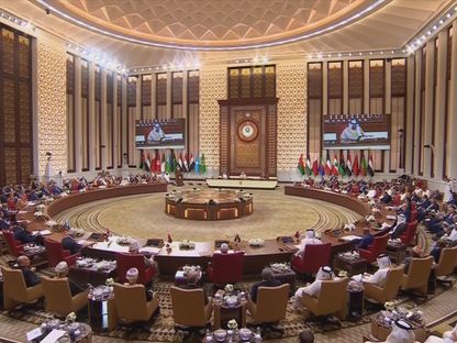 اجتماع القمة العربية 33 في العاصمة البحرينية المنامة. 16 مايو 2024 - الشرق