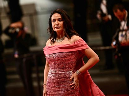 الممثلة التونسية هند صبري خلال فعاليات مهرجان كان السينمائي الدولي. 19 مايو 2023 - AFP