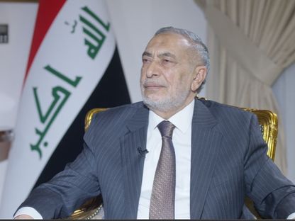 رئيس مجلس النواب العراقي محمود المشهداني في مقابلة خاصة مع "الشرق" في بغداد. 16 مايو 2025 - الشرق