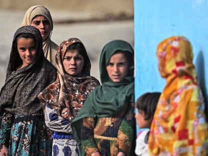 فتيات أفغانيات في ولاية بكتيكا - 16 نوفمبر 2021 - AFP