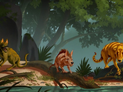 صورة تخيّلية لثدييات عاشت بعد انقراض الديناصورات استناداً إلى حفريات تم اكتشافها - Banana Art Studio
