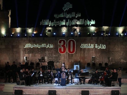 المطربة الأردنية زين عوض في افتتاح الدورة 30 لمهرجان القلعة الدولي للموسيقى والغناء القاهرة - 17 أغسطس 2022 - facebook/CairoOperaHouse