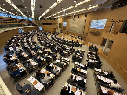 جلسة سابقة للبرلمان السويدي (ريكسداج) في العاصمة ستوكهولم. 03 مايو 2023 - AFP