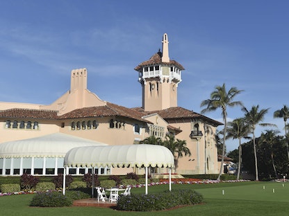 منزل الرئيس الأميركي دونالد ترمب في منتجع مارالاجو في ولاية فلوريدا، 24 ديسمبر 2022 - AFP