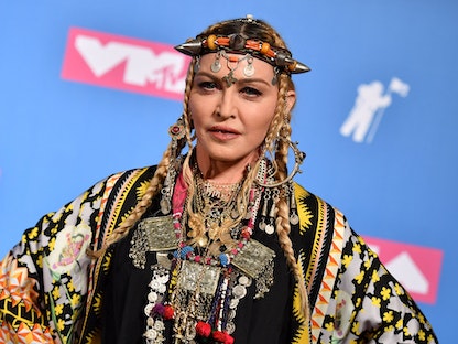 مادونا في حفل جوائز MTV Video Music Awards لعام 2018 بمدينة نيويورك. 20 أغسطس 2018  - AFP