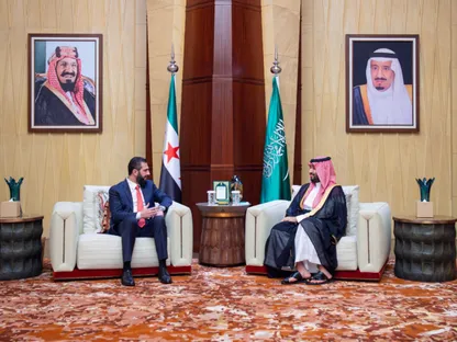 ولي العهد السعودي يبحث مع الرئيس السوري تطورات الأوضاع في المنطقة