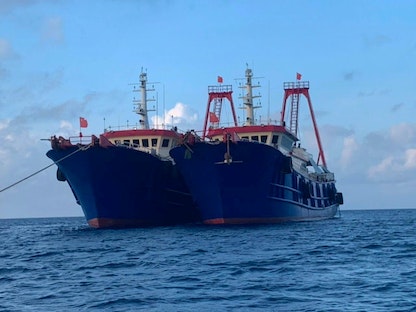 سفن صينية في بحر الصين الجنوبي - REUTERS
