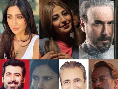 صورة مجمعة لأبطال مسلسل "هروب" - eaglefilmsme.com
