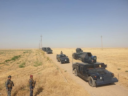 قوات تابعة للشرطة العراقية خلال حملة أمنية في كركوك - 19 يوليو 2022 - Facebook/ministry.of.interior.iraq