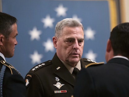 رئيس هيئة الأركان الأميركية المشتركة الجنرال مارك ميلي - AFP