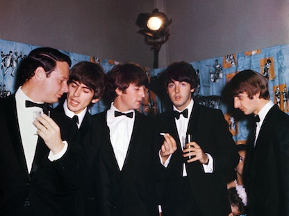 أعضاء فريق البيتلز البريطاني - 06 يوليو 1964 - AFP