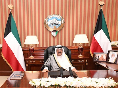 ولي العهد الكويتي الشيخ مشعل الأحمد الجابر الصباح يلقي كلمة بمناسبة العشر الأواخر من رمضان- 17 أبريل 2023 - twitter/kuna_ar