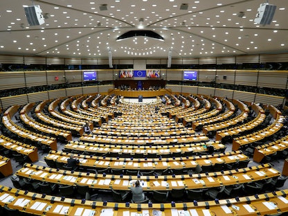 جانب من جلسات البرلمان الأوروبي - 7 يونيو 2022 - REUTERS