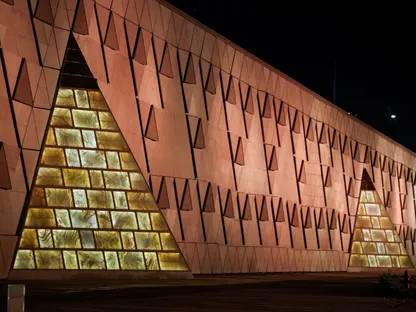 جانب من المتحف المصري الكبير. 1 نوفمبر 2025 - Reuters