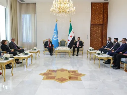الشرع وجوتيريش يبحثان التعاون ودعم ‏جهود التعافي المبكر في سوريا