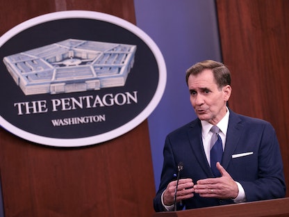المتحدث باسم وزارة الدفاع الأميركية جون كيربي - Getty Images via AFP